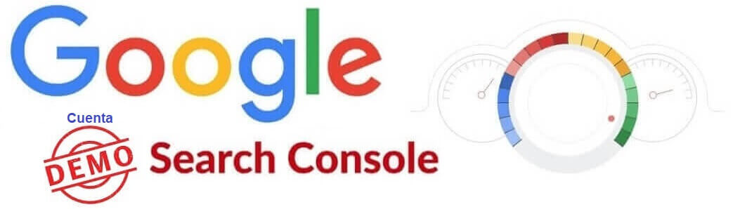 Cuenta de demostración de google search console