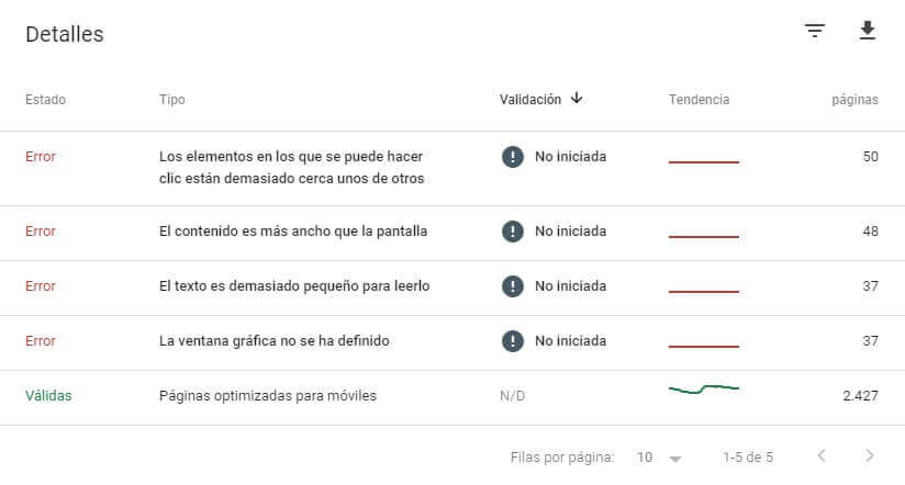 tutorial search console detalles usabilidad movil