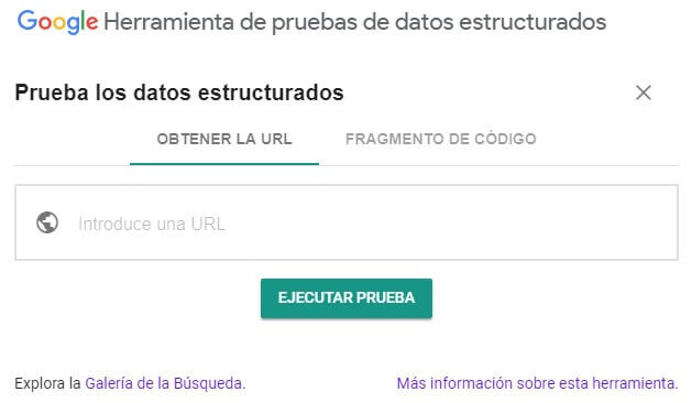 tutorial search console herramienta pruebas datos estructurados