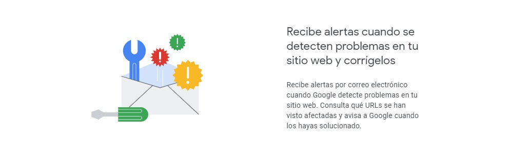 tutorial search console recibe alertas de problemas en tu web y corrigelos